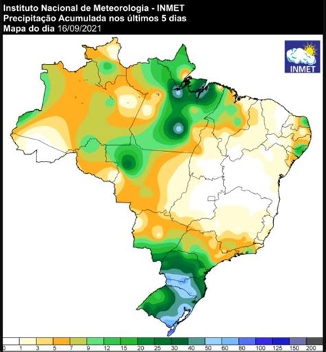 Previsão do tempo Inmet mantém estado de alerta laranja para