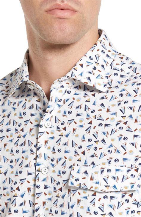 Rodd And Gunn Coal Island Original Fit Print Sport Shirt Nordstrom