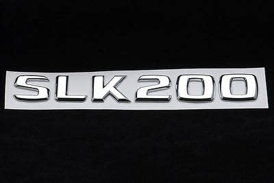 Trunk Rear Emblem Chrome Letters Slk Fit For Mercedes R R