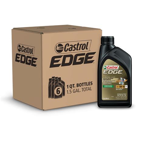 Buy Castrol EDGE 5W 40 A3 B4 Advanced Full Synthetic Motor Oil 1 Quart