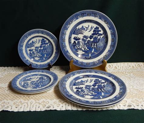 Johnson Bros Blue Willow Johnson Bros Salad Plates Johnson Etsy