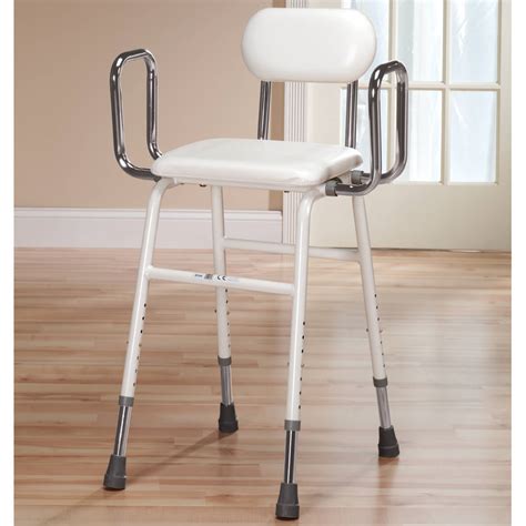 Adjustable Stool - Padded Stool - Kitchen Stools - Walter Drake