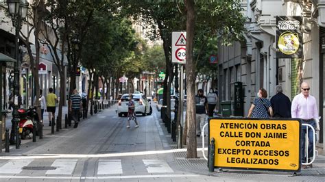 El corte parcial de la calle Don Jaime de Zaragoza durará tres semanas