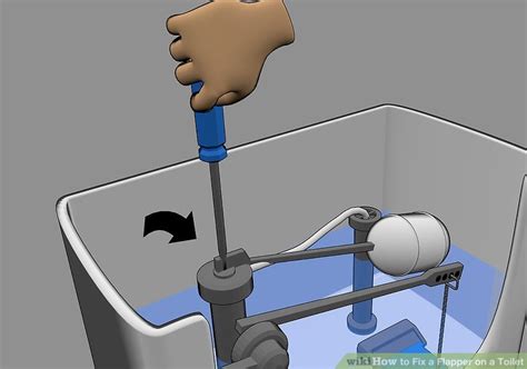 How to Fix a Flapper on a Toilet: 14 Steps (with Pictures)