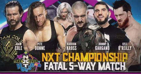 Nxt Takeover In Your House 2021 Guide Match Card And Predictions