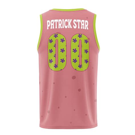 Patrick Star V2 SpongeBob SquarePants Basketball Jersey - Anime Ape