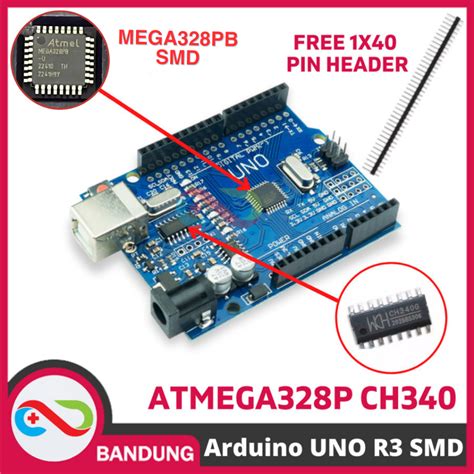 Jual Uno R3 Atmega328p Smd Ch340 Atmega328p Pu Shopee Indonesia