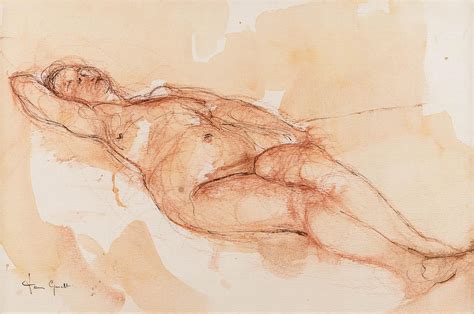 Sold Price Jose Van Gucht Naked Lady A Drawing On Paper