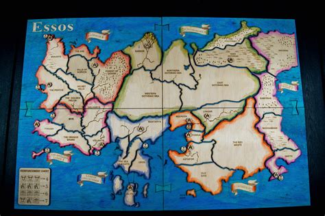 Risk Game Of Thrones Custom Wood Game Board Risk Risk Board Etsy