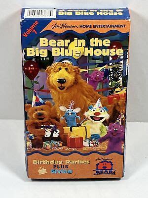 Bear In The Big Blue House Volume Vhs Birthday Parties Giving