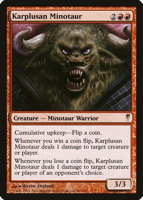 Mtg Karplusan Minotaur Decks And Prices January Mtg Decks