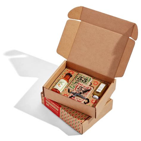 Corrugated Mailer Box Hot Sauce Packaging Box Guangzhou Yison Printing