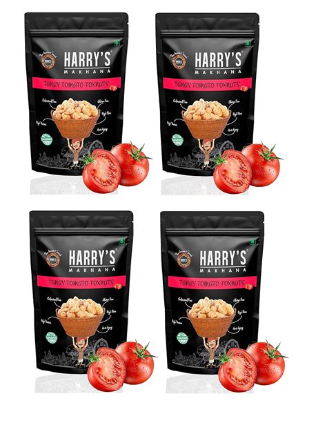 Harrys Makhana Tangy Tomato Foxnuts Lotus Seeds Phool Makhana