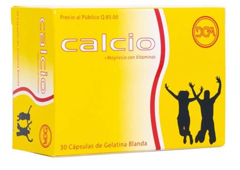 Vitaminas Con Calcio Y Magnesio 30 Capsulas Gel Brazal