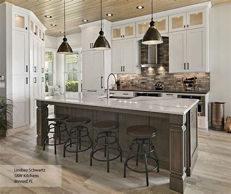 Painted Oak Kitchen Cabinets - Omega Cabinetry