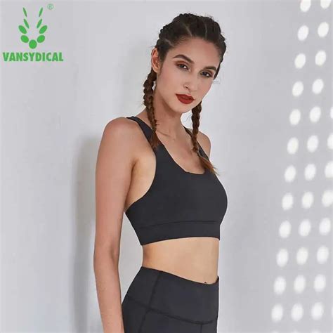 Buy Sex Running Sports Bra Women Fitness Yoga Bras Gym Padded Sport Top