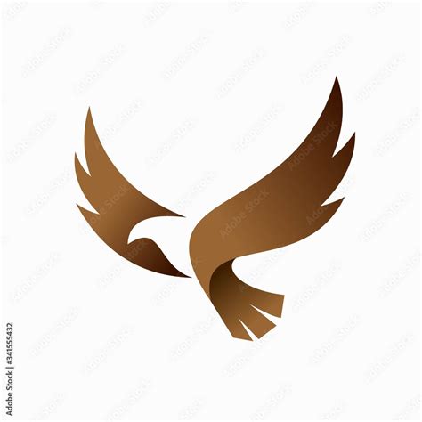 condor vector logo, bird logo design Stock Vector | Adobe Stock