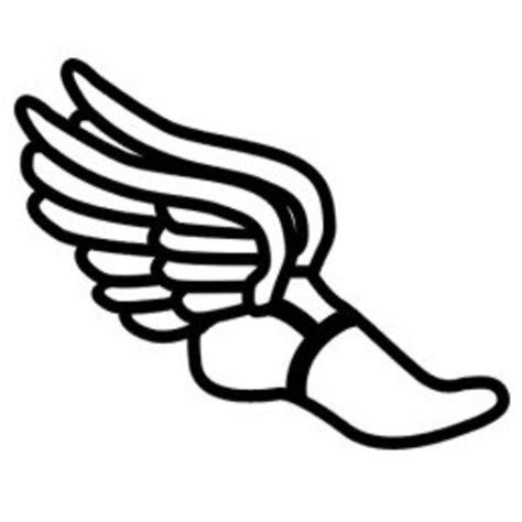 Track Winged Foot Logo Logodix