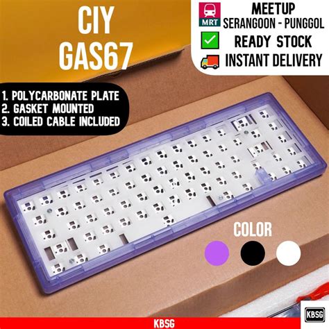 Ciy Gas Keyboard Kit For Mechanical Keyboard Gasket Mount