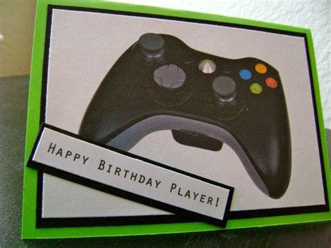 Reserved Custom Xbox Birthday Card For Ashley Etsy Birthday Cards