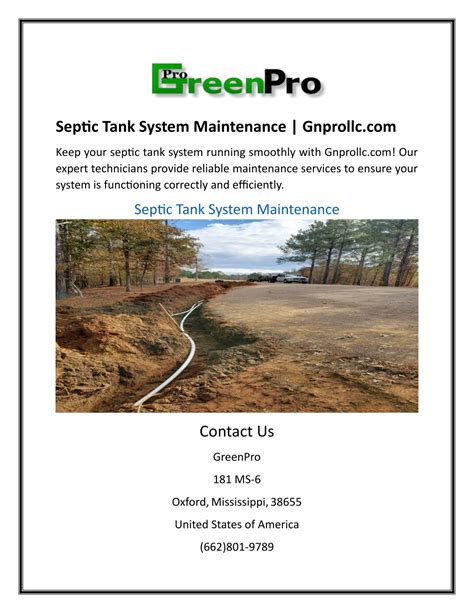 PPT Septic Tank System Maintenance Gnprollc PowerPoint