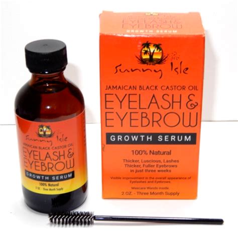 Sunny Isle Jamaican Black Castor Oil Eyelash And Eyebrow Growth Serum