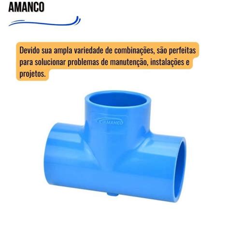 Tê Soldável Irrigação DN 125mm Amanco