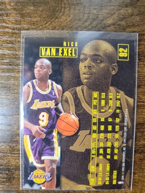 1995 96 92 Nick Van Exel Fleer Los Angeles Lakers EBay