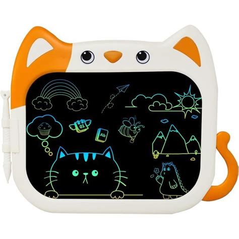 Tablette Dessin Enfant 10 Pouces Tablette Ecriture Enfant Chat De