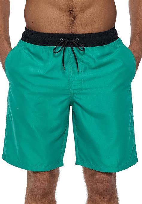 Silkworld Mens Swim Shorts Quick Dry Sports Beach Shorts With Pockets