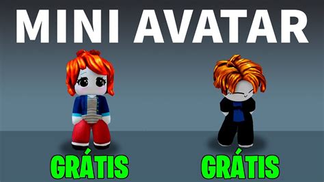 2 NOVOS MINI AVATAR GRÁTIS COMO FICAR PEQUENO MUITO FÁCIL NO ROBLOX