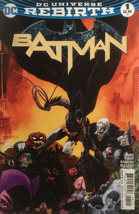 Batman Rebirth 01 Variant Cover First Printing Comics R Us