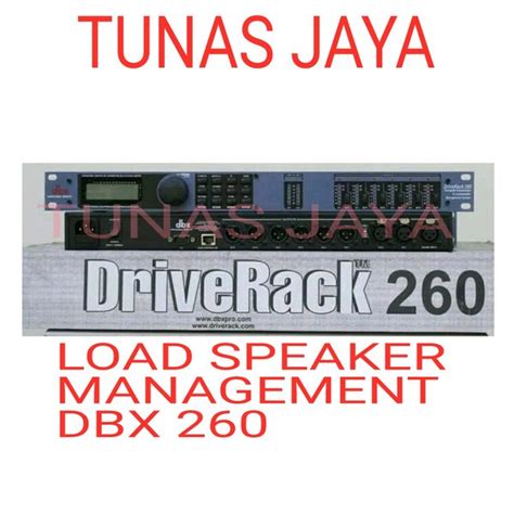 Jual Speaker Management Dbx Driverack Dbx Speaker Management Dbx