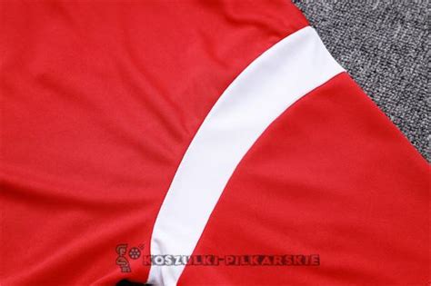 Polo Komplet Ac Milan Treningowa Czerwony Bialy Czarny