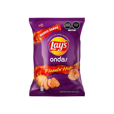 Papas Lays Onda Flamin Hot Rappi