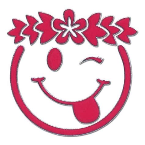 Inbloom Smiley Face Mini Sticker Face Stickers Hawaiian Culture Smiley