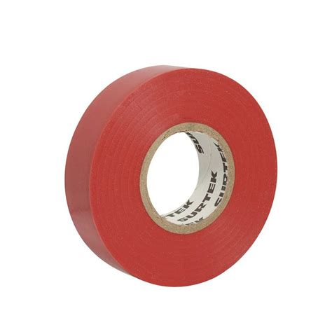 138008 Cinta Para Aislar Roja 19 Mm X 18 M Surtek