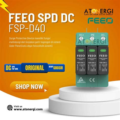 Jual Dc Spd Feeo Fsp D P Vdc Surge Protective Device Terbaik