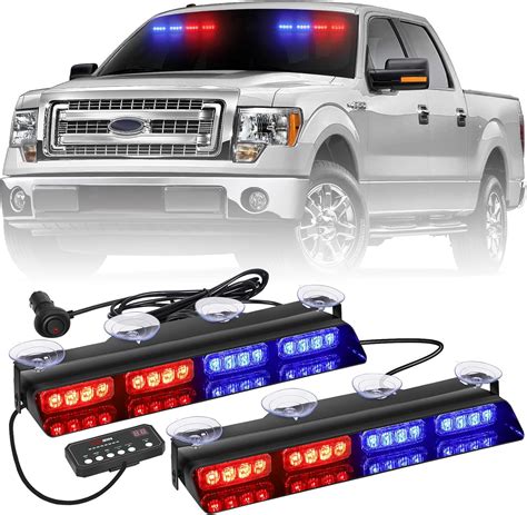 Amazon Ainbin In Inch Emergency Strobe Dash Police Lights