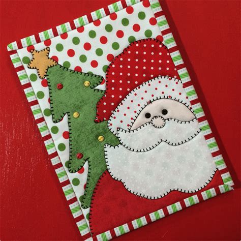 Here Comes Santa Mug Rug Printed Pattern Stitches Of Love Christmas