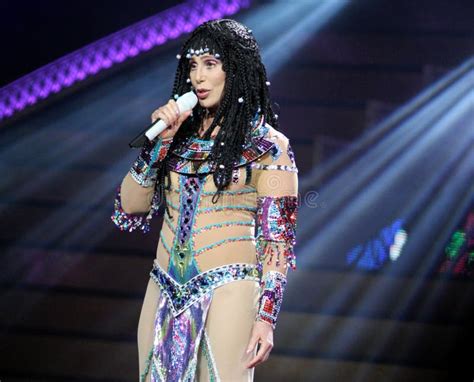 Cher Performs in Concert editorial photography. Image of music - 129694757