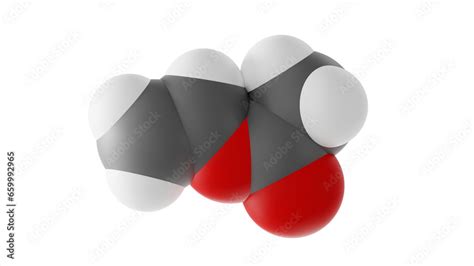 vinyl acetate molecule, polymers molecule molecular structure, isolated ...