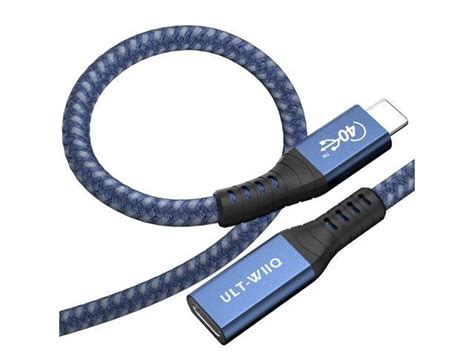 Usb4 Extension Cable 065ft Thunderbolt 3 And 4 Extension Cable 40gbps Transfer