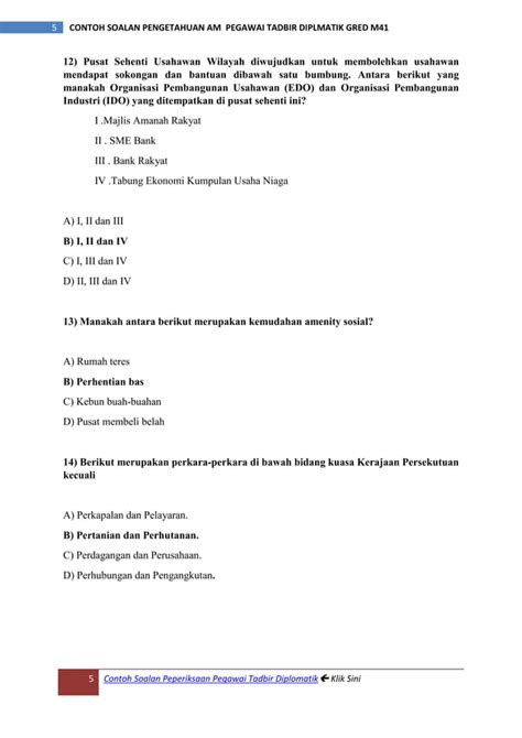 Contoh Soalan Ptdpegawai Tadbir Diplomatik Pdf