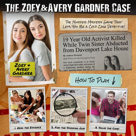 Avery Gardner Unsolved Case File To Solve