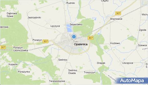 Mapa Opalenica Opalenica Powiat Nowotomyski Na Mapie Targeo