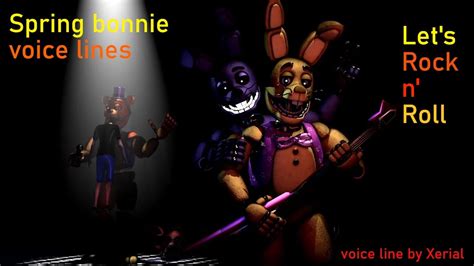 Fnaf Spring Bonnie Voice Animation Youtube