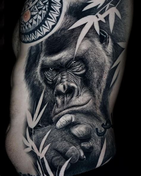 Share Simple Gorilla Tattoo Best In Cdgdbentre