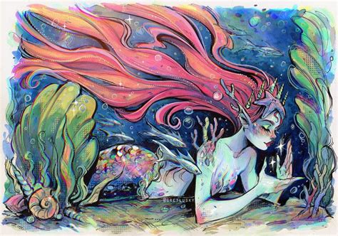 Gretel Lusky On X In Mermaid Art Cartoon Art Styles Mermaid