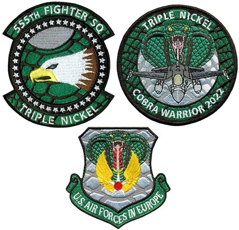 Th Fighter Squadron Cobra Warrior Set Flightline Insignia